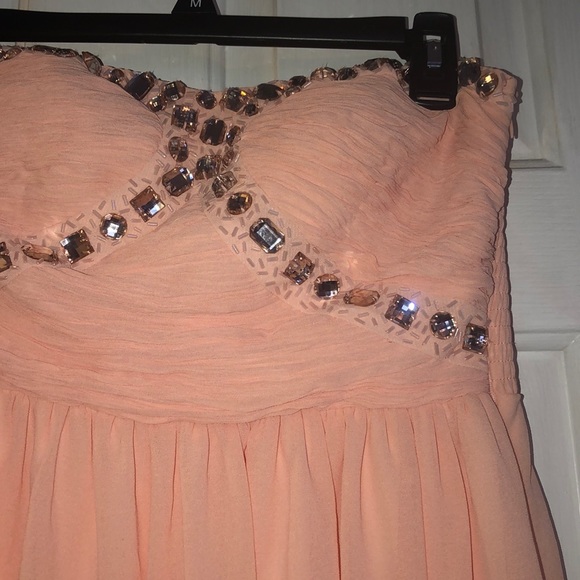 Strapless High Low Homecoming-ish Dress - Picture 3 of 12